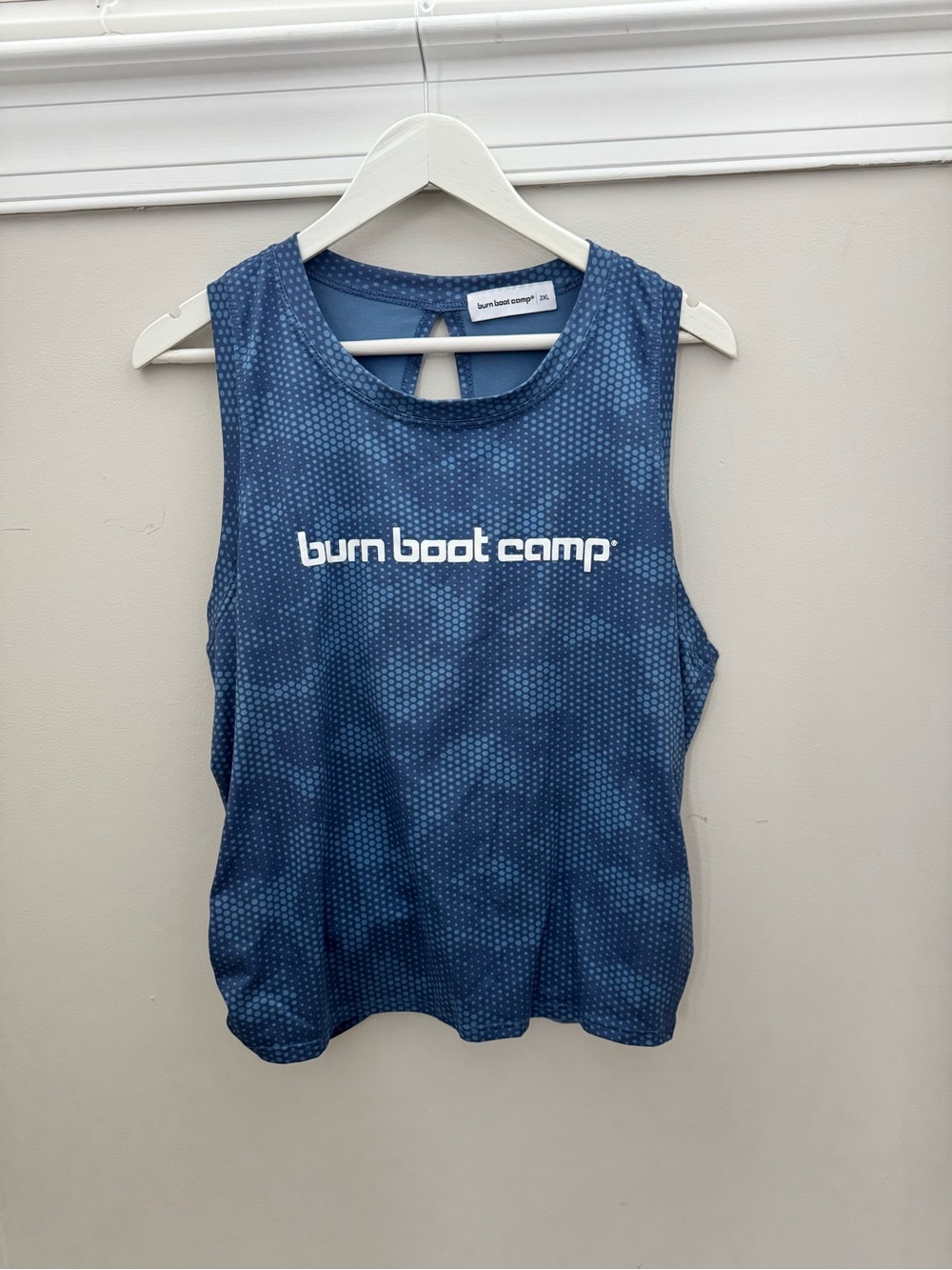Burn Boot Camp 2XL Open Back Tank